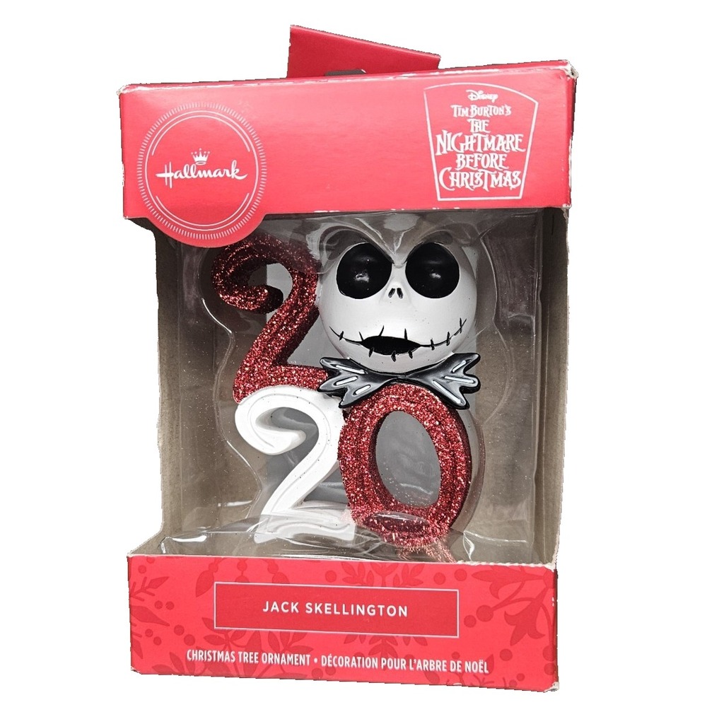 Hallmark Jack Skellington 2020 Nightmare Before Christmas Ornament Original Box
